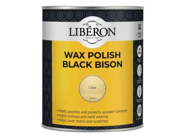Liberon 126883 Black Bison Wax Paste Antique Pine 1Kg Libbbpwap1N