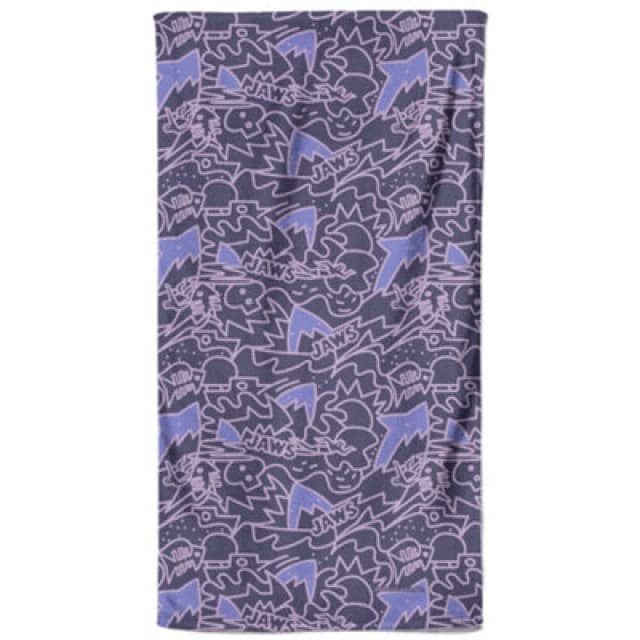 Zavvi Jaws Purple Doodle Pattern Beach Towel