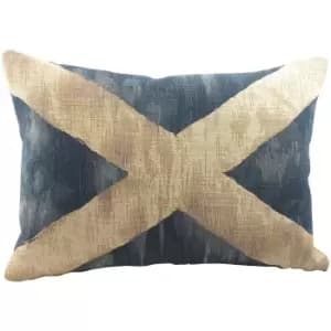 St Andrew Flag Tapestry Cushion Blue