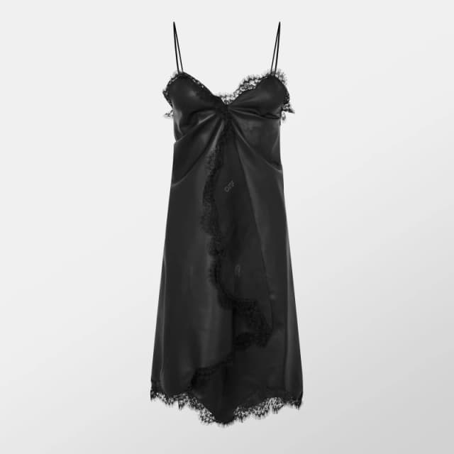 Off White Womens - Streetwear Mini Dress Black female 6 (2XS)