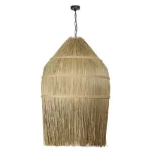 Larissa Lighting - Larissa Megara Ceiling Pendant 1 Light Ratan