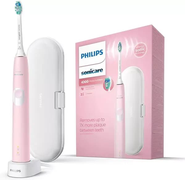 Philips Sonicare ProtectiveClean 4300 HX6806/03 Pink Electric Toothbrush