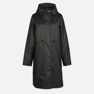 Barbour International Peaty Showerproof Matte-Shell Coat - UK 10
