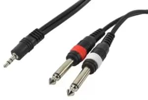 "Cobra 2 X 1/4" Jack Mono - 3.5mm Stereo Jack 1.5m"