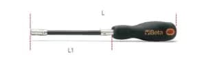 Beta Tools 897 1/4" Hex Flexible Bit Holder L: 280mm L1: 154mm 008970010