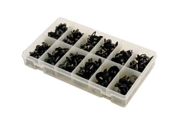 Assorted Screw Rivet Trim Fixings 240 pc Connect 36044