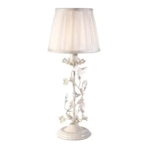 Lullaby Table Lamp Fabric, Cream with Brushed Gold, E14