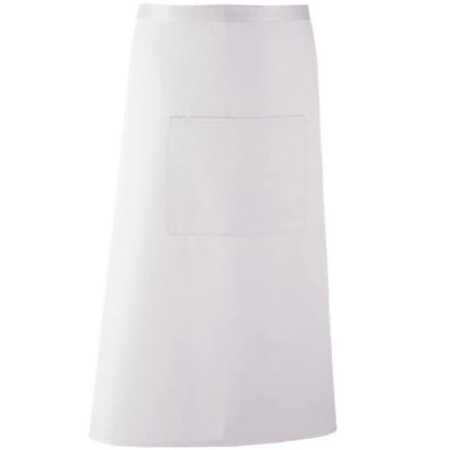 Premier Premier Colours Bar Apron in White White One Size Unisex 5063470680054
