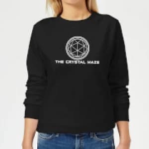 Crystal Maze Crystal Maze Logo Womens Sweatshirt - Black
