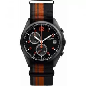 Mens Hamilton Khaki Pilot Pioneer Chronograph Watch