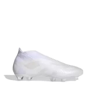 adidas Predator Accuracy+ Firm Ground Football Boots - White