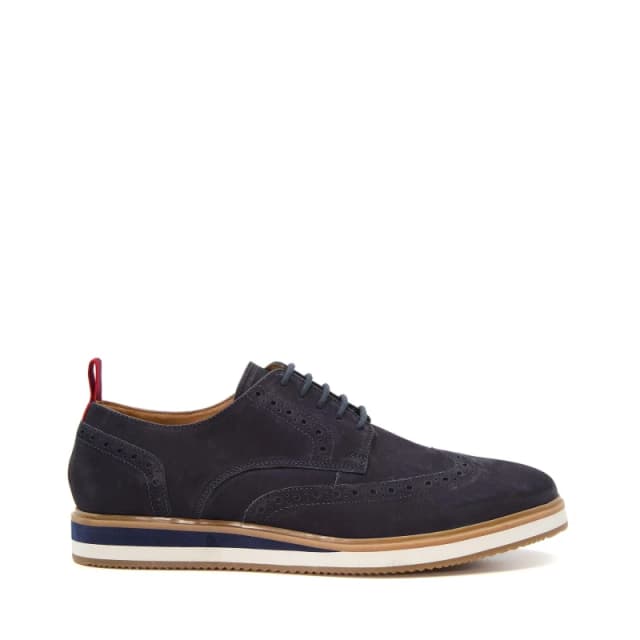Dune London Britle Brogues Navy Nubuck 177 male 7 (41)