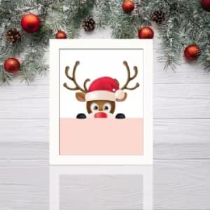 BCTNOEL-005 Multicolor Decorative Framed MDF Painting