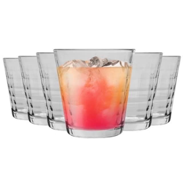 Duralex Prisme Clear 7.37 oz. Tumbler, Set of 6