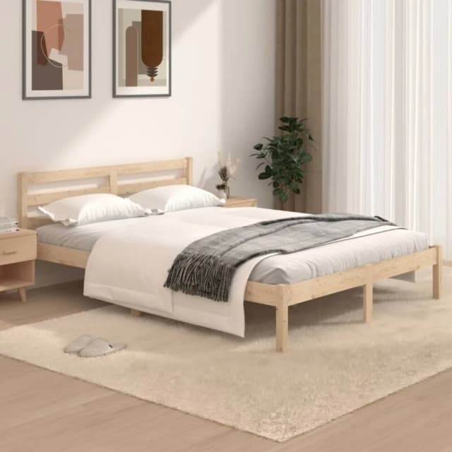 VIDAXL Bed Frame without Mattress 120x190cm Small Double vidaXL 8720286877289