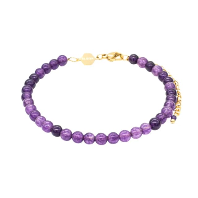Sloya Amethyst Stone Bracelet For Her Sloya Serena Violet Female 17,5/23 cm