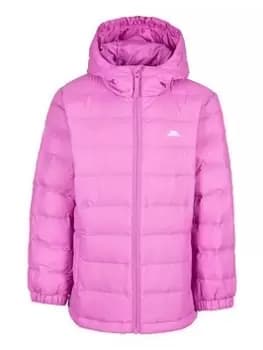 Trespass Trespass Girls Naïve Padded - Rain Jacket, Plum, Size 3-4 Years, Women