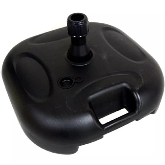Gr8 Garden Large 20 Litre Black Plastic Parasol Base Umbrella Stand Sunshade Holder Black