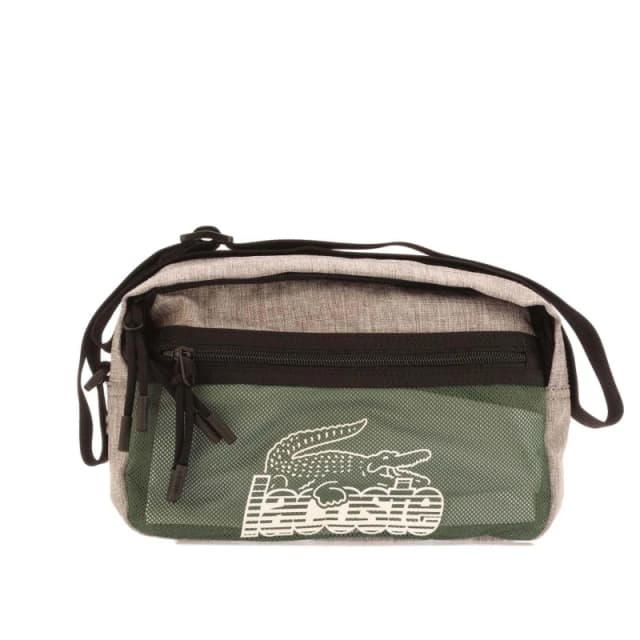 Lacoste Neocroc Contrast Print Shoulder Bag - Grey Grey One Size
