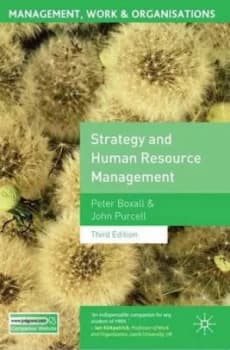 Strategy and Human Resource Management by Peter Boxall Paperback