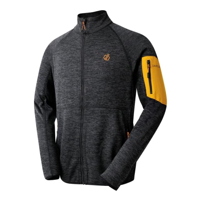 Dare 2b Mens Torrek Fleece Full Zip Fleece Tops S Black 30475703350