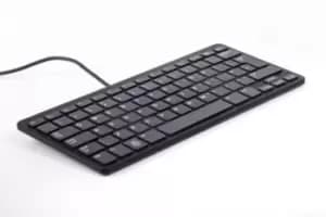 Raspberry Pi Black, Grey QWERTZ (Germany) Keyboard