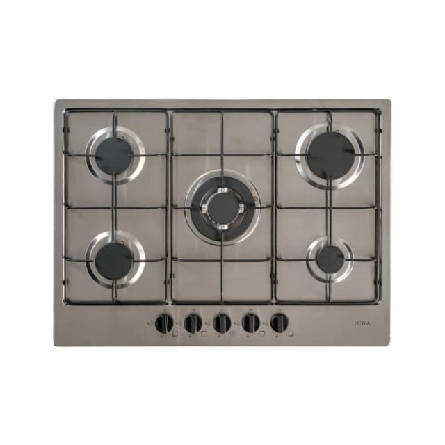 CDA 70cm 5 Burner Gas Hob - Stainless Steel SCG070SS Stainless steel
