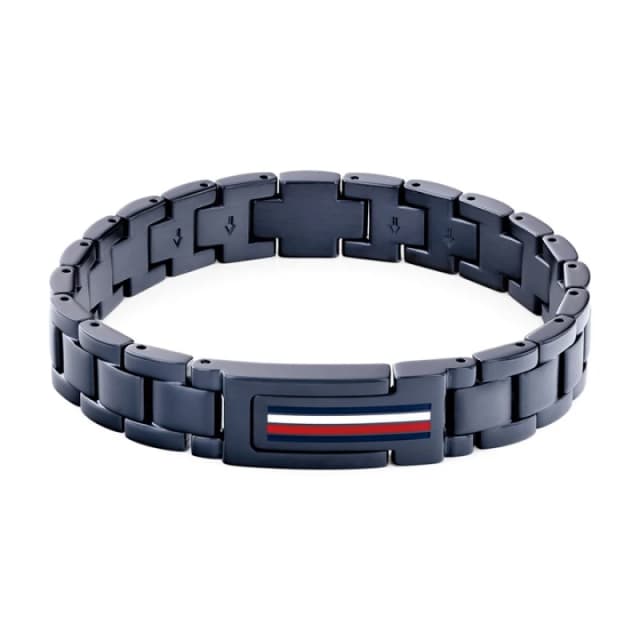 Tommy Hilfiger 2790598 Mens Mason Blue-Tone Stainless Steel Jewellery