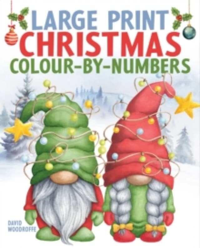 Large Print Christmas Colour-by-Numbers Paperback / softback