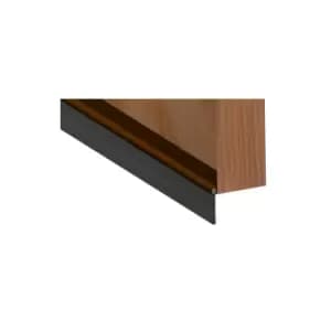 Stormguard PVC Brush Door Bottom Strip - Brown 838mm