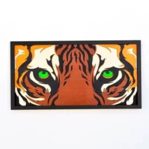 LAZ084 Multicolor Decorative Wooden Wall Accessory