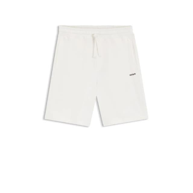 Hugo Dayono Relaxed-Fit Logo Print Shorts White male S