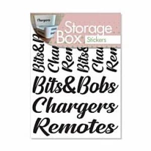Storage Stickers Bits and Bobs