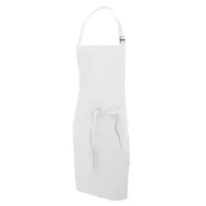 Dennys Multicoloured Bib Apron 28x36ins (One Size) (White)