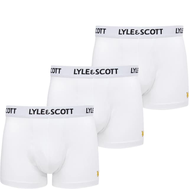 Lyle & Scott Barclay 3 Pack Core Trunk White White