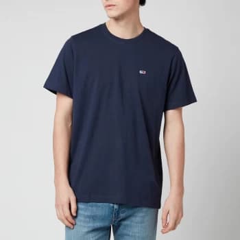 Tommy Jeans TJM Regular T-Shirt - Twilight Navy, Twilight Navy, Size L, Men