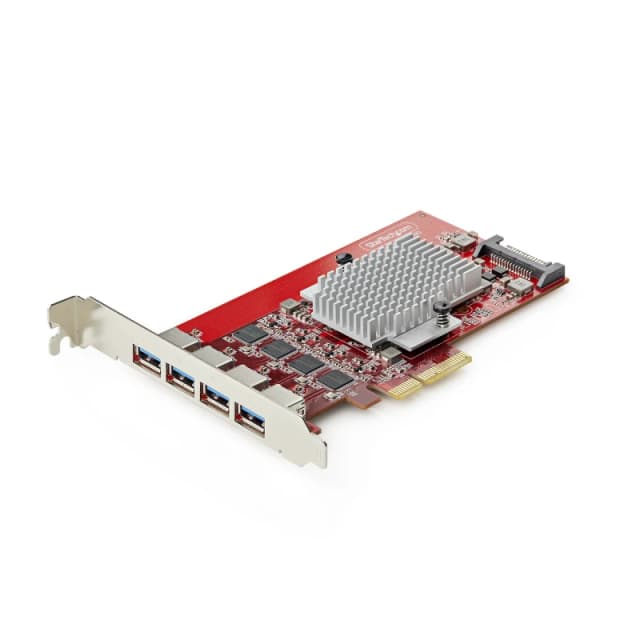StarTech.com 4-Port USB-A PCIe Card. USB 3.2 10Gbps. PCI Express 3.0 E