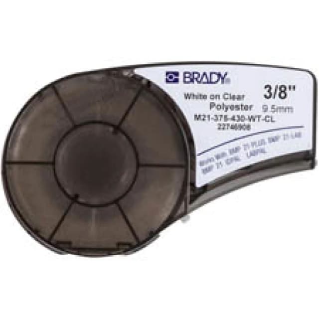 Brady 139748 Black. White Self-adhesive printer label
