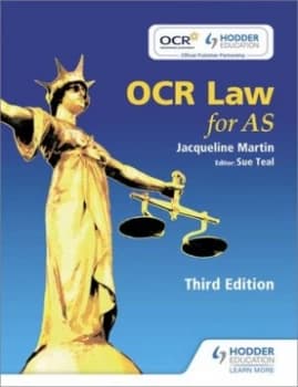 Ocr Law for As by Jaqueline Martin Paperback
