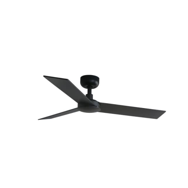 Netlighting Rudder Small Black Walnut DC Ceiling Fan 6 Speed Black Unisex