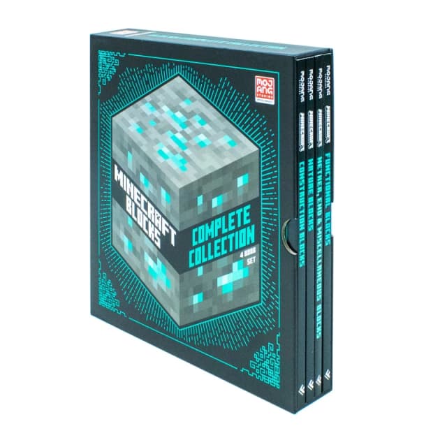 Minecraft Blocks Complete Collection 4 Books Set by Mojang AB Nature Blocks Mojang AB Books