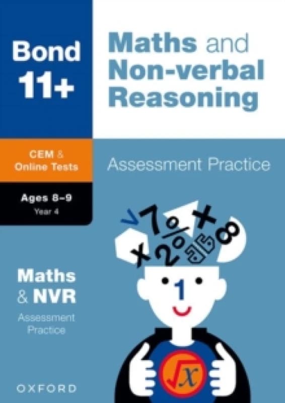 Bond 11+ CEM Maths & Non-verbal Reasoning Assessment Papers 8-9 Years (for Cambridge Select Insight) Paperback / softback