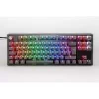 Ducky One 3 Aura TKL 80% Mechanical Gaming Keyboard Black Cherry Blue Switch UK Layout