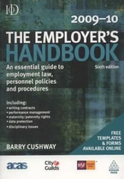 The Employers Handbook 2009-10 by Barry Cushway Book