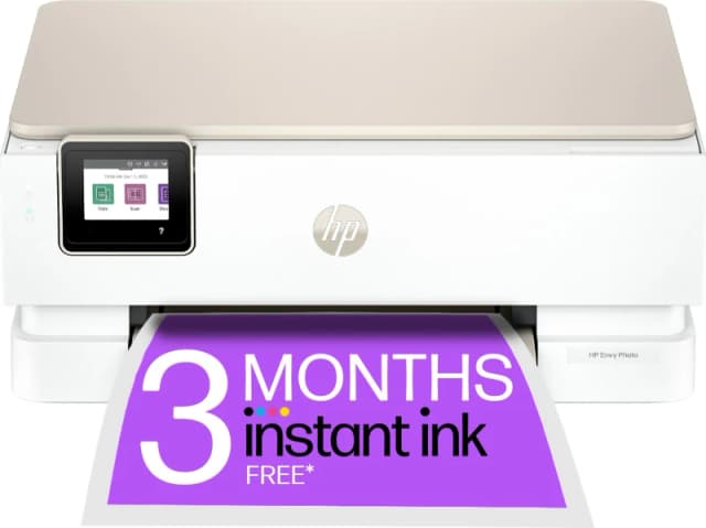 HP Envy 7230 Wireless All In One Inkjet Printer - White