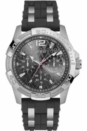 Mens Guess Sporting Pink Exclusive Watch W0032G7