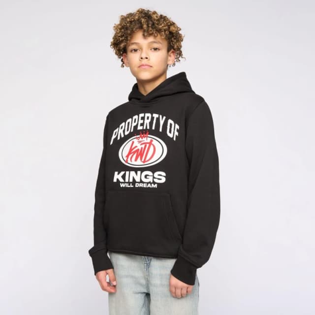 Kings Will Dream Prop Hoodie Black male 9-10