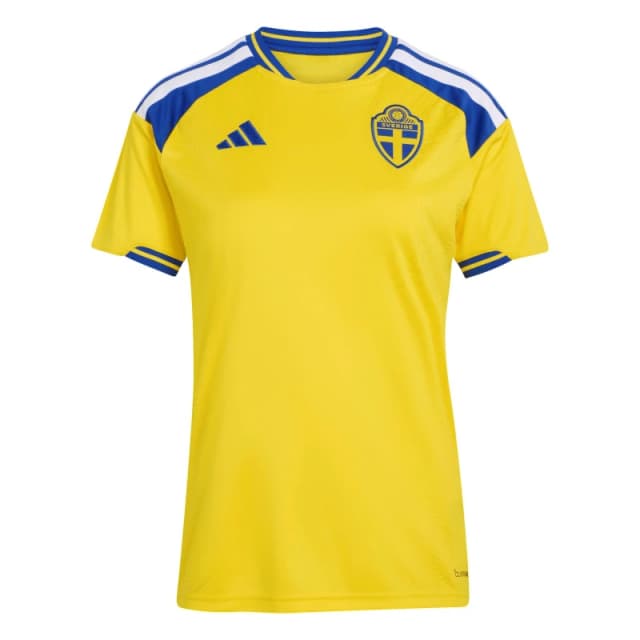 adidas Sweden Home Shirt World Cup 2026 Womens Yellow/Blue female 10 (S)