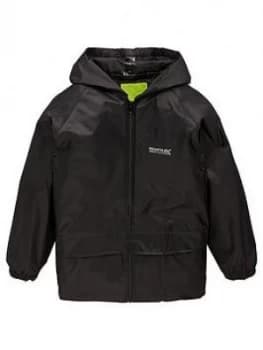 Regatta Boys Stormbreak Jacket - Black, Size 11-12 Years