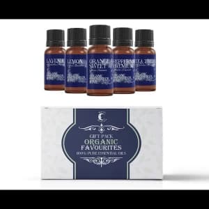 Mystic Moments Organic Favourite Essential Oils Gift Starter Pack